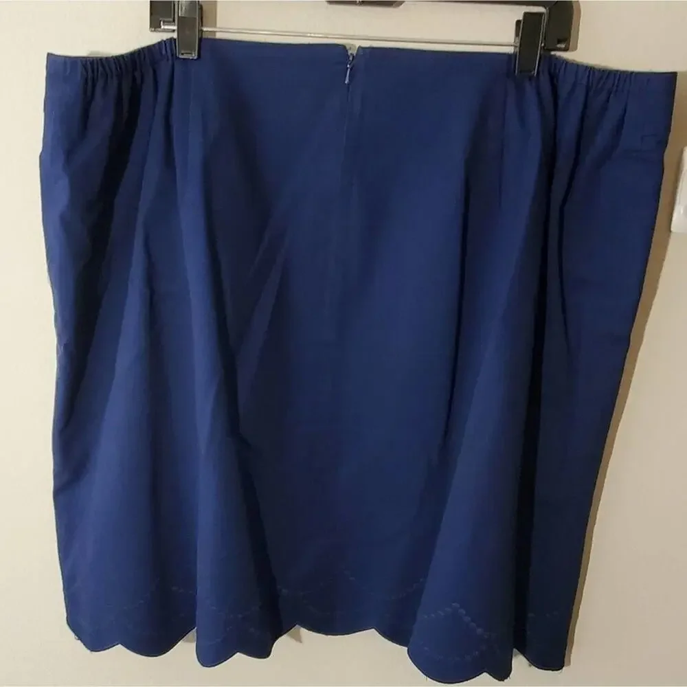 Talbots scalloped plus